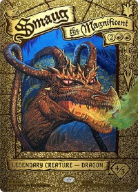マジック：ザ・ギャザリング THE HOBBIT ホビット 8/14 発売　黄金色のヘッドライナー「壮大なる者 スマウグ」をその手に 「竜の財宝」カードも登場　8/7〜8/13 プレリリース