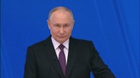 プーチン大統領が年次教書演説 ロシア軍「優勢」強調　来月の大統領選向けアピール　核戦力誇示で欧米けん制