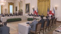日米比3か国の首脳会談を初めて開催　対中国を念頭に連携強化で合意