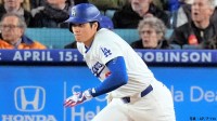 大谷翔平、2打席連続で好機に凡退...第1打席で3試合連続ヒットも、得点圏でランナー返せず【MLB】