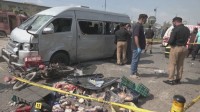 パキスタン・カラチで日本人5人乗った車に自爆テロか 日本人1人けが 運転手らパキスタン人3人重軽傷
