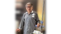 【気象予報士】森田正光さん（７４）　肺腺がんの疑いで手術　「ごく初期でラッキーでした」「新しい身体で新しい仕事にも挑戦していきたい」　取材へ元気に回答　病室で笑顔