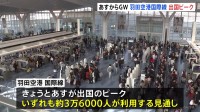 あすからのGW前に羽田空港で出国のピーク迎える　きょうは約3万6000人が利用　記録的円安の中でもハワイ便が好調