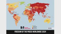 報道の自由度　日本は70位　G7で最低