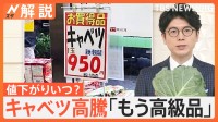 キャベツ高騰 1玉1000円!? スーパーからキャベツ消えた、春キャベツ一体どこへ？【Nスタ解説】