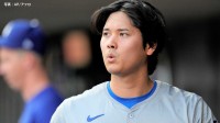 大谷翔平 17日の牽制でボールが当たりハムストリングを痛める 3塁打でも激走せず、指揮官は「張りではなく打撲のようなもの」