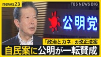 「本当にいいのか、と申し上げたい」 自民案に公明が一転賛成　野党から批判の声 「政治とカネ」の改正法案　与野党修正協議スタート【news23】