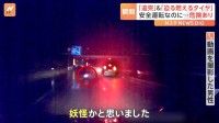 「4メートルくらい飛んだ」突然転倒したバイクの危険な瞬間！「妖怪かと思った」タイヤが迫ってきた！