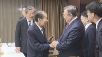 自民・二階元幹事長が中国共産党・中央対外連絡部の劉部長と会談　二階氏が約1か月ぶりに公の場に