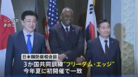 日米韓、今年夏に新たな共同訓練実施へ　防衛相会談で一致