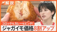 「農業やって14年ですが初めて」暑さで野菜に異変 ジャガイモ高値で8割高に、カレーライスに食材高騰の波【Nスタ解説】