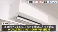 電気・ガス代の追加の負担軽減措置、4月まで行っていた補助と同水準で調整　電気代は月約1400円の負担軽減