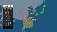 台風3号は沖縄に最接近　石垣島など八重山地方中心に大荒れ　その他は厳しい暑さと不安定な天気続く