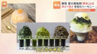 静岡の夏の風物詩「茶氷」とは？渋さ×甘さ 未知のコラボレーション