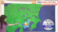 【今夜の天気は？】関東南部を中心に数時間雨か　道路が冠水するおそれも