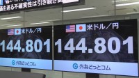 【速報】円相場1ドル＝145円台に　5日外国為替市場　半年ぶりの円高水準