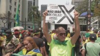 ブラジル最高裁の「X」停止命令に反発　前政権支持者らが大規模な抗議集会　ボルソナロ前大統領も登壇