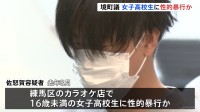 茨城・境町議逮捕　東京・練馬区のカラオケ店で女子高校生に性的暴行か　事件後に「スマートフォンを初期化して」と依頼も…　警視庁