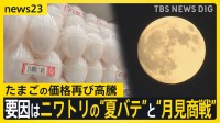 “エッグショック”再び…食卓にかかせないたまごの価格が高騰　要因はニワトリの“夏バテ”と“月見商戦”【news23】