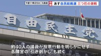 自民党総裁選　石破・高市・小泉3氏のうち2氏の決選投票へ　議員票は小泉氏が60人前後の支持を固めトップ【JNN取材】