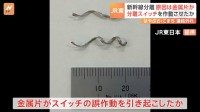 「はやぶさ」「こまち」東北新幹線分離トラブル　強制分離スイッチ付近にある金属片が原因