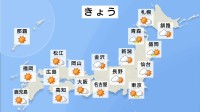 広く秋晴れ　関東も肌寒さ解消へ　関東から西は夏日に　朝と日中の気温差大きく　北陸はにわか雨や雷雨も