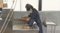 愛子さま和紙の紙すきを体験　佐賀での単独初公務を終える