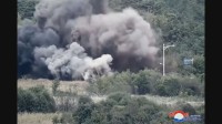 韓国軍「北朝鮮が軍公開の映像を無断使用か」道路爆破をめぐり