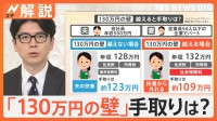 年収「103万円」以外にも「106万円・130万円の壁」、手取り減り“働き損”にも、試算してみると…【Nスタ解説】