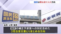 「おおむねご理解をいただいた」国民民主党と自民・公明の経済対策協議 “合意文書取りまとめ”の方向で最終調整　税調協議も始まる