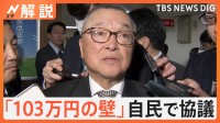 「103万円の壁」引き上げに向け 自民・税調幹部が制度など協議、星浩氏「議論を密室で行うことには限界」【Nスタ解説】