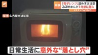 電子レンジの誤った使用で「冷凍肉まん」から発火　名古屋市消防局が実験映像を公開　気をつけたい“温めすぎ”に注意