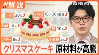 ケーキはインフレの塊？チョコも苺も…原材料高騰　今年のクリスマスケーキのトレンドは【Nスタ解説】