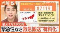 救急車呼ぶか迷ったら？茨城県で緊急性なき救急搬送が全国初の“有料化”　最大1万3200円【Nスタ解説】