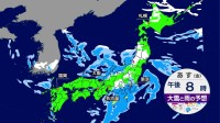 冬型の天気続く　東京は12℃予想、関東は冷たい風強まる　あす13日は太平洋側も雨、東京都心も夜は本降りの雨に