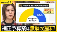 「水膨れ」指摘の補正予算は無駄の温床？少数与党が“修正”… 異例の展開で今年度補正予算が衆院可決【news23】