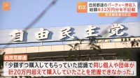 自民党東京都連 パーティー券収入832万円分不記載 収支報告書を訂正　都連「（記載義務の）20万円に達することが把握できなかった」