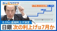 日銀0.5%に追加利上げ　次の利上げは7月か　東短リサーチ加藤チーフエコノミスト解説【Bizスクエア】