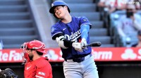 大谷翔平 かつての本拠地で大歓声も快音響かず2三振、2打席で14球 ボールの軌道を確認 先発グラスノーは5回9Kと好投