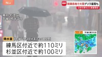関東甲信・東北に相次ぎ｢記録的短時間大雨情報｣　夜遅くにかけて神奈川除く1都5県で「線状降水帯が発生して大雨災害発生の危険度が急激に高まる可能性がある」気象庁