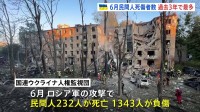 ウクライナ　先月の民間人死傷者は「過去3年で最多」国連人権監視団　ロシアから「停戦に向けた新たな提案」も