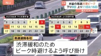 お盆期間の高速道路渋滞予測を発表　下りピーク9日中央道・最大45キロ　上りピーク11日と16日で関越道・最大40キロ　高速道路各社