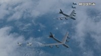 日米韓が合同訓練　アメリカ軍のB-52戦略爆撃機が参加、北朝鮮の核・ミサイルの脅威に対抗