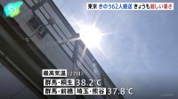 関東地方は1都6県すべてで猛暑日を記録　きょうも引き続き熱中症に警戒を