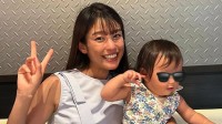【岡副麻希】　「人のやさしさ、思いやりに触れられた日」32歳最後の日の充実した時間　子連れに優しい焼肉店での親子ショット公開