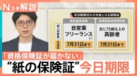 利用率3割の“マイナ保険証”…8月1日から「紙」は無効に？期限切れの対象者と「資格確認書」の注意点【Nスタ解説】