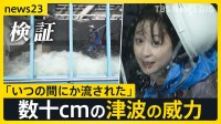 「いつのまにか流された感じ」ひざの高さ程度でも…津波の威力とは？ 津波注意報すべて解除 猛暑・渋滞・デマ…見えた課題【news23】