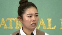 凱旋・山下美夢有、メジャー初Vに涙で感謝「結果で恩返しすることができて凄く嬉しい」【全英女子オープン】