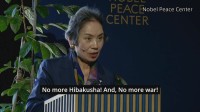 被団協・和田征子さん　ノーベル平和会議で講演　“人類は核戦争の瀬戸際に立たされている”