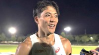 男子100m決勝 山縣亮太 10秒26で優勝！9日間で5レース フィニッシュ後は笑顔見せる【SANOトワイライトゲームズ】